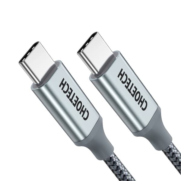 Kabel USB Type C - USB Type C 5A 100W PowerDelivery 480Mbps 1,8 m grå
