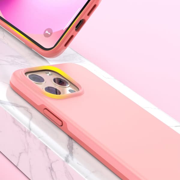 Deksel til iPhone 13 Pro MFM Anti-dråpe deksel rosa