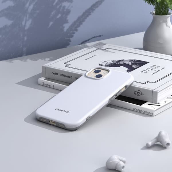 Suojakuori iPhone 13 mini MFM -pudotussuojakuorelle, valkoinen