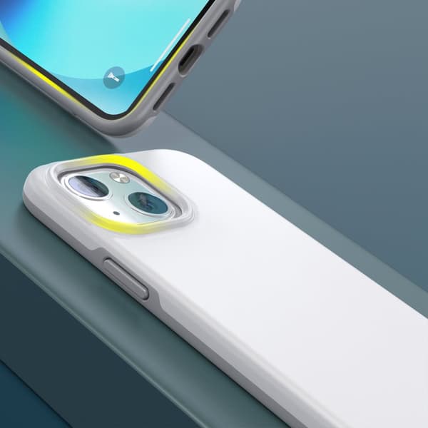 Suojakuori iPhone 13 mini MFM -pudotussuojakuorelle, valkoinen