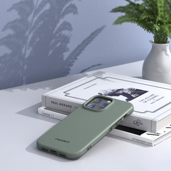 Fodral till iPhone 13 Pro MFM Anti-dropp fodral grönt