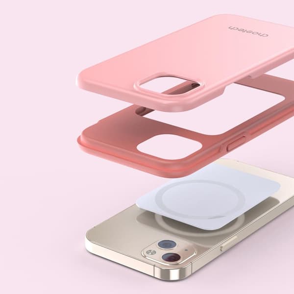 Suojakuori iPhone 13 MFM Anti-drop -kuorelle pinkki