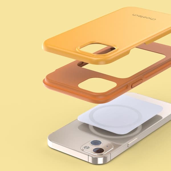 Cover til iPhone 13 MFM Anti-drop cover orange