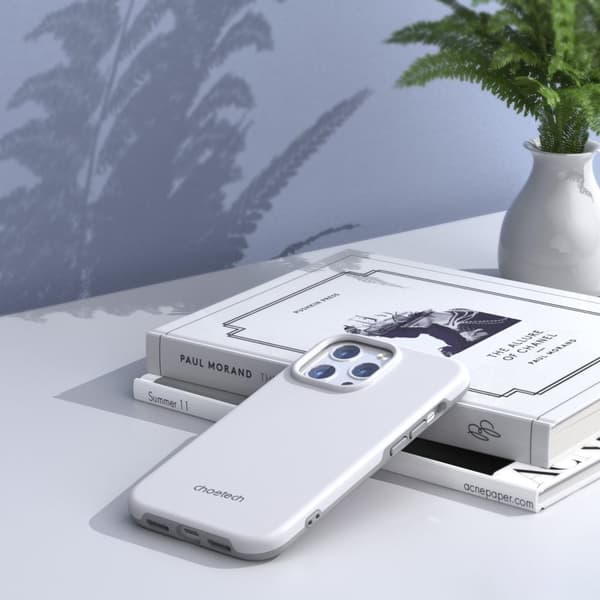 Cover til iPhone 13 Pro Max MFM Anti-drop cover hvid