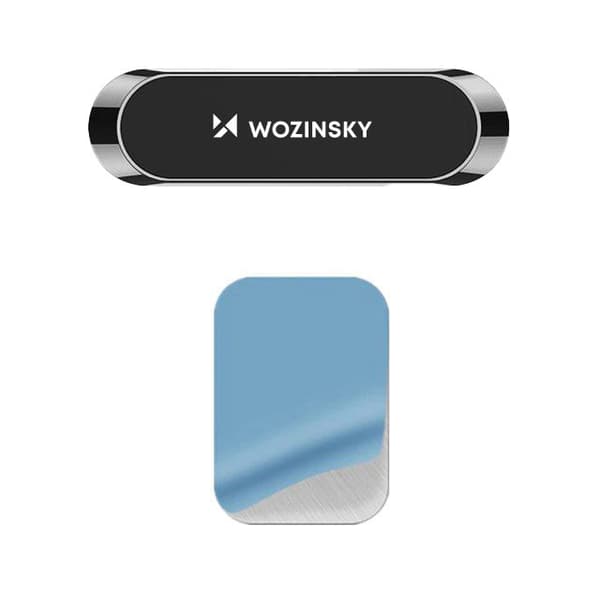 Magnetisk telefonholder for dashbordet, limt, svart