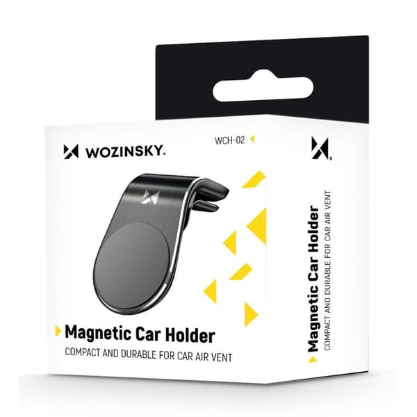 Magnetisk telefonholder til luftventil, sort