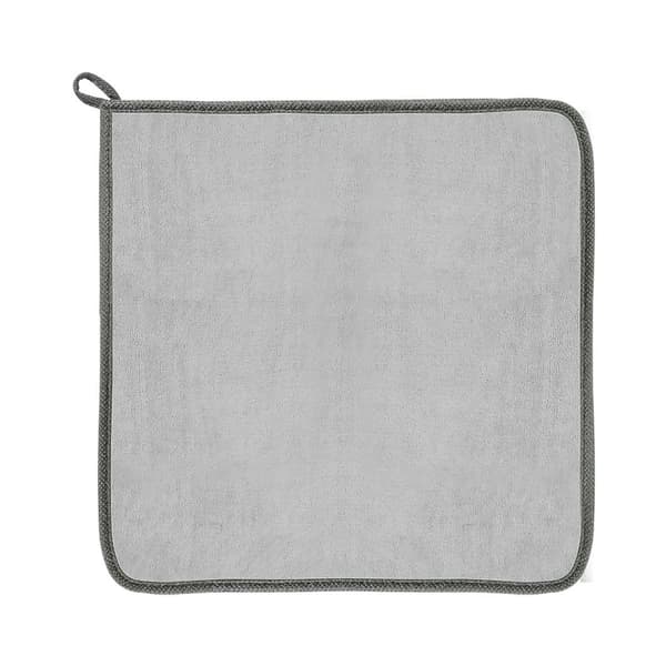 Mikrokuituliina auton kuivaamiseen, mikrokuituliina, 40x40cm, harmaa - SETTI 2 kpl.