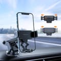 Miniatyrbilde 2 av 8: Bilsmarttelefonholder på dashbordet, svart