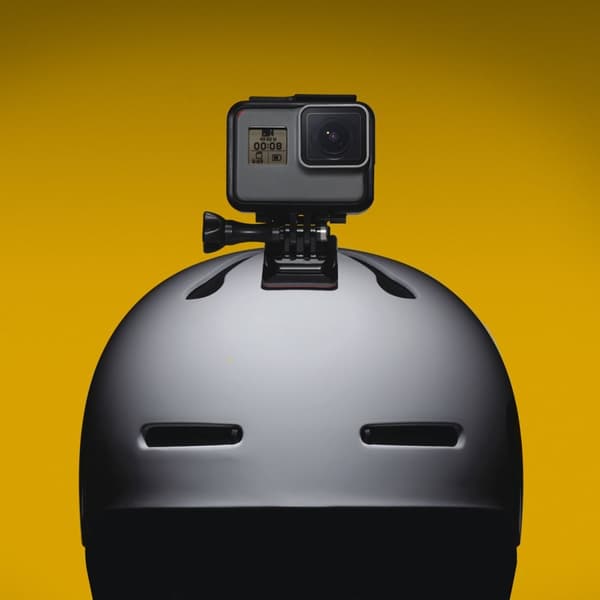 Monteringsbaser til GoPro DJI Osmo Action EKEN SJCam Insta360 sportskamera med 3M bånd - 4 stk.