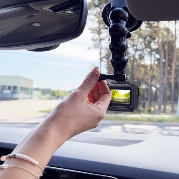 Imukuppiteline GoPro DJI Insta360 SJCam Eken -urheilukameralle + älypuhelimen sovitin