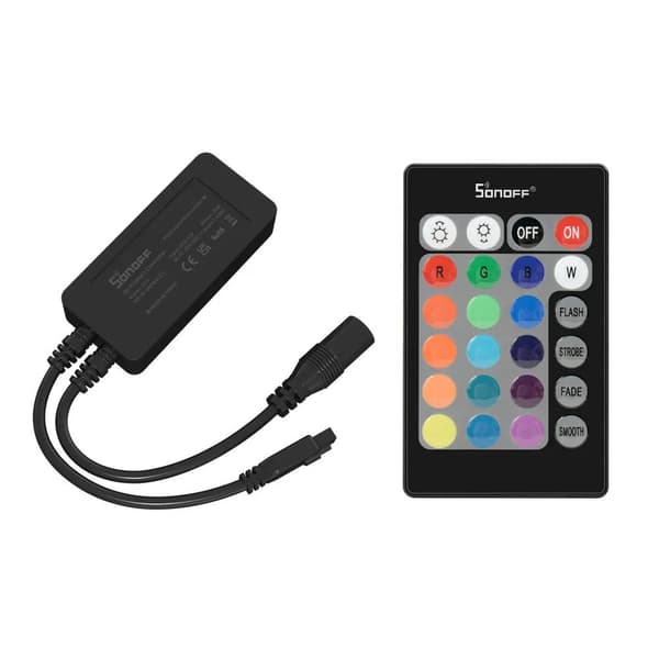LED strip intelligent vandtæt RGB strip fjernbetjening WiFi strømforsyning 2m