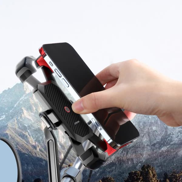 Telefonholder, MC-smarttelefon, sort styreholder
