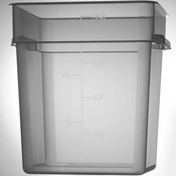 Matbeholder for oppbevaring av mat med inndeling 17,2 l 290 x 290 x 320 mm - Hendi 870952