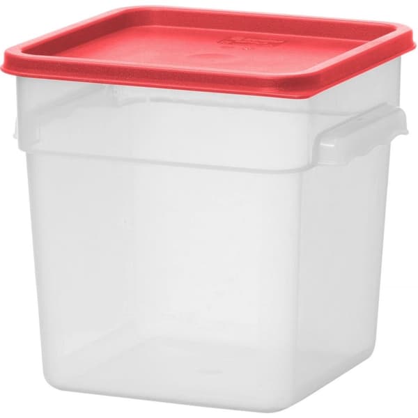 Matbeholder for oppbevaring av mat med inndeling 7,6 l 235 x 235 x 230 mm - Hendi 870938