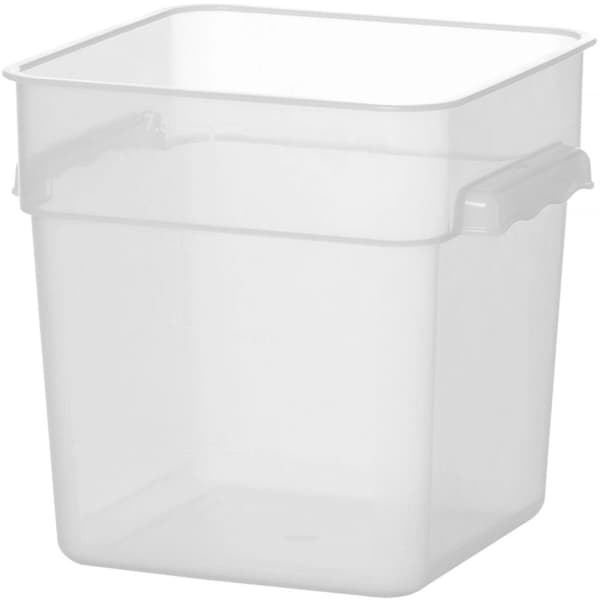 Matbeholder for oppbevaring av mat med inndeling 7,6 l 235 x 235 x 230 mm - Hendi 870938