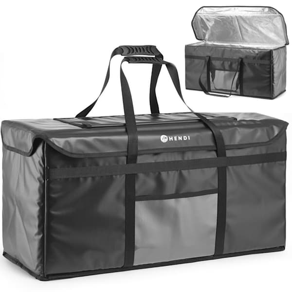 Termisk leveranspåse för transport av mat till 16 matlådor 70 x 29 x 35 cm - Hendi 709788