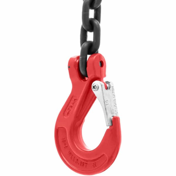 1-bens transportkjedeslynge med krok 1 m 3150 kg
