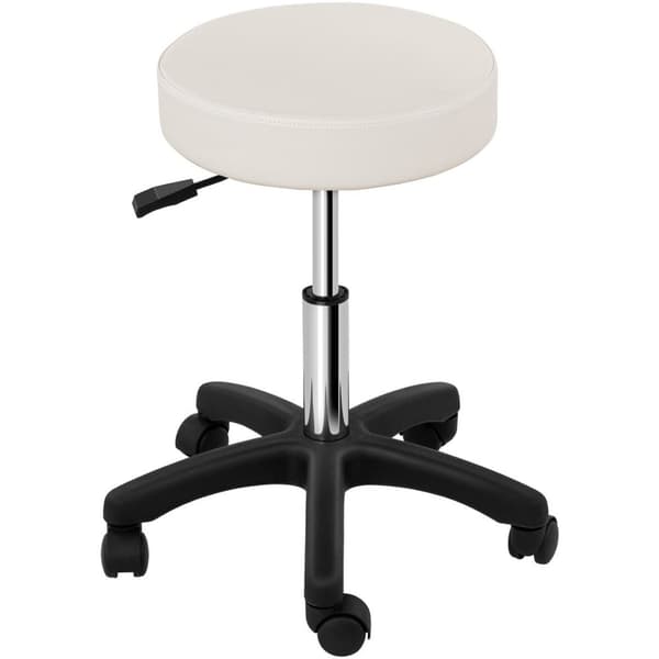 Physa AVERSA svängbar skönhetspall pall på hjul - beige