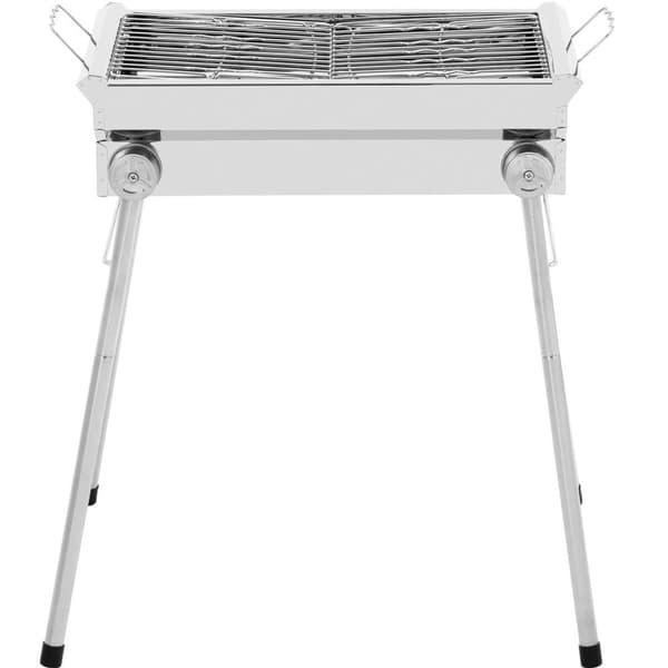 Sammenklappelig kulgrill med rist 43 x 25 cm