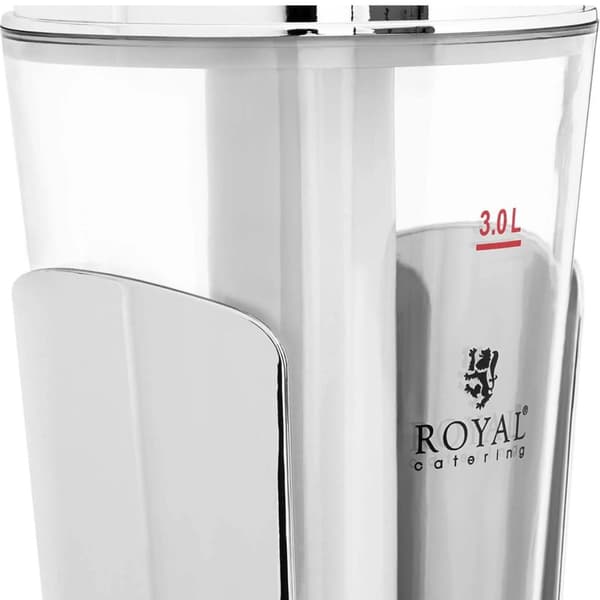 Køledispenser til juice og drikke med LED-belysning, 3 l