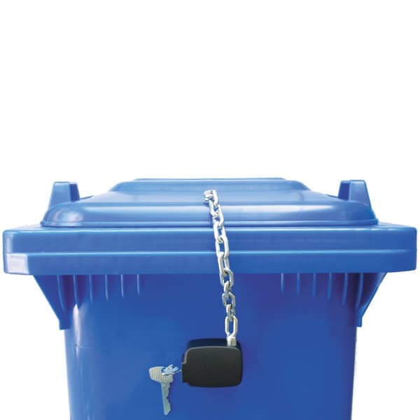 Kjedelåslukking for søppelcontainerbøtte 80L - 1100L