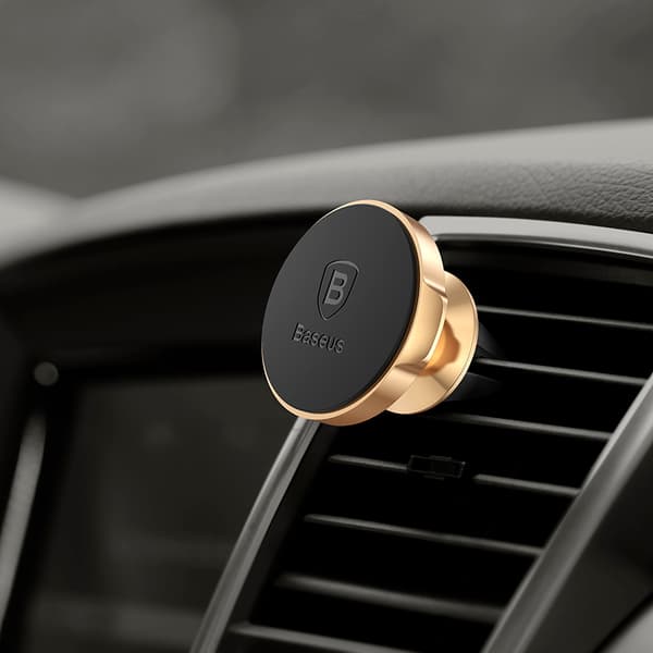 Magnetisk biltelefonholder til luftventil, sort