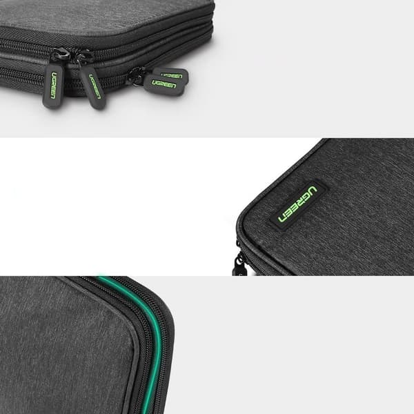 Etui boks til harddisk HDD SSD telefonkabler tilbehør grå