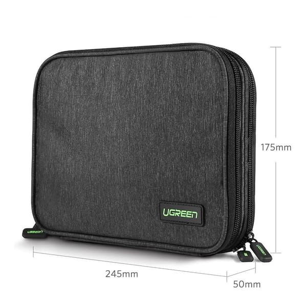 Etui boks til harddisk HDD SSD telefonkabler tilbehør grå