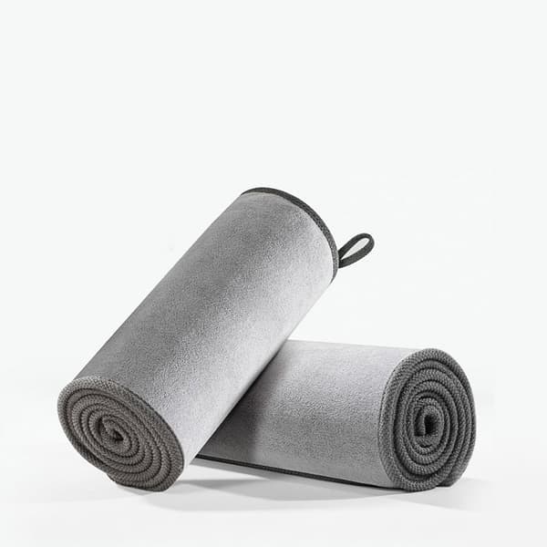 Mikrofiberhandduk för torkning av bil, mikrofiber 40x80cm, grå