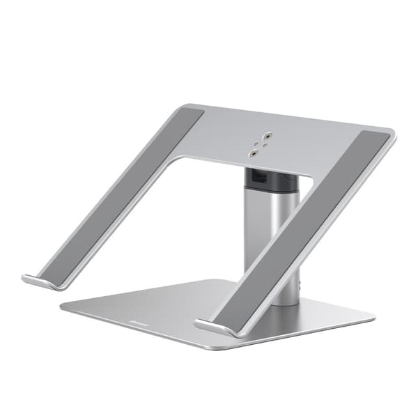 Laptopstativ 11"-17,3"" justerbar højde aluminium sølv