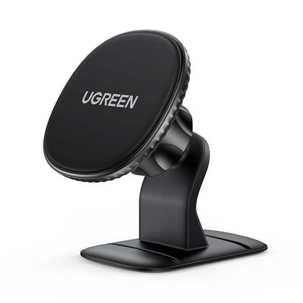 Självhäftande magnetisk biltelefonhållare för instrumentbrädan, svart