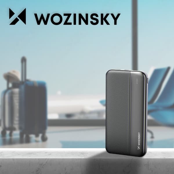 Powerbank Li-Po 10000mAh 2xUSB sort