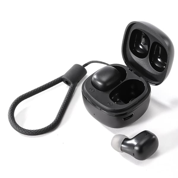 TWS IP54 trådløse in-ear høretelefoner, sorte