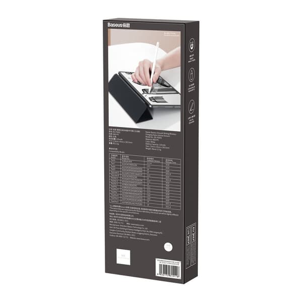 Stylus pen til iPhone iPad, trådløs aktiv + udskiftelig spids, hvid