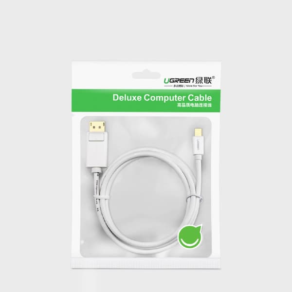 Kabel Mini DisplayPort - DisplayPort 2K 4K 1,5m sort