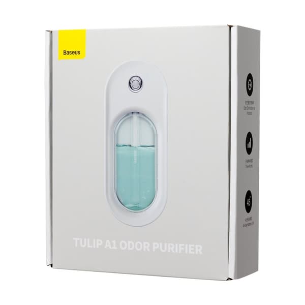 Renser, lugtneutralisator, luftfrisker Tulip A1 hvid
