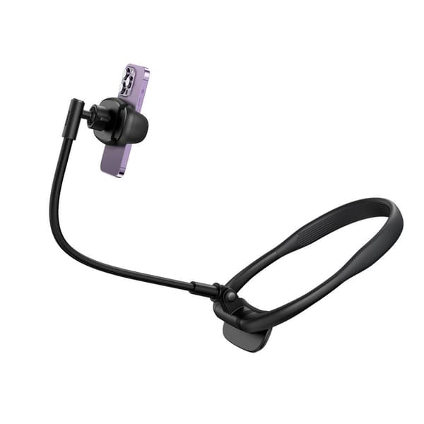 ComfortJoy Series universal telefonholder med hals, sort