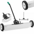 Miniatyrbillede 1 af 5: Magnetisk fejekost til opsamling af neglefil på hjul, bredde 75 cm