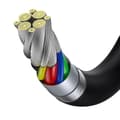 Miniatyrbild 5 av 6: Överlägsen USB-C-kabel USB-C Snabbladdning FCP 100W 5A 20V 1m svart