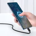Miniatyrbild 6 av 6: Överlägsen kabel microUSB USB-kabel för snabbladdning 2A 1m svart