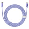 Miniatyrbilde 3 av 7: Kabel for hurtiglading og dataoverføring USB-C Iphone Lightning 20W 2m lilla