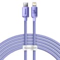 Miniatyrbilde 1 av 7: Kabel for hurtiglading og dataoverføring USB-C Iphone Lightning 20W 2m lilla