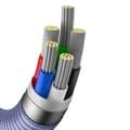 Miniatyrbilde 4 av 5: Kabel for hurtiglading og dataoverføring USB-C Iphone Lightning 20W 1,2m lilla