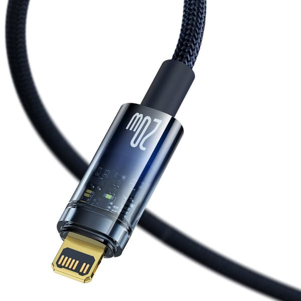 Explorer Series USB-C iPhone Lightning-kabel 20W 1m blå
