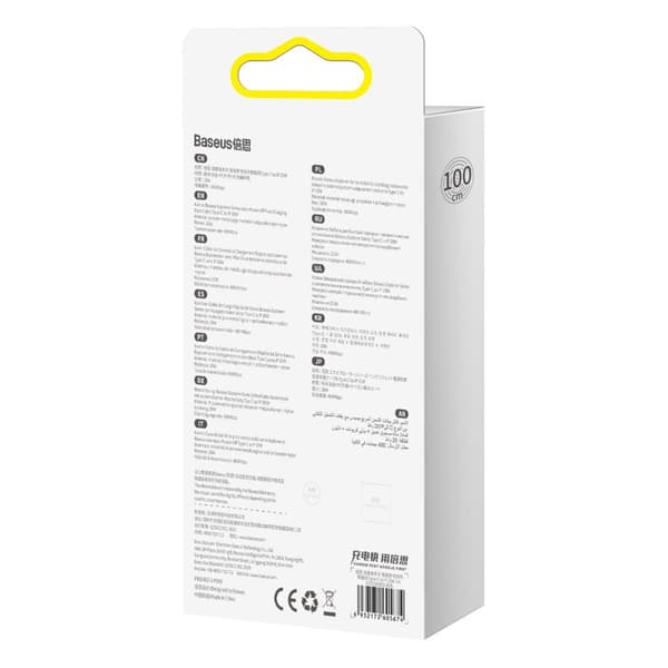 Explorer Series USB-C iPhone Lightning-kabel 20W 1m blå