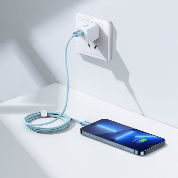 USB-C kabel Iphone Blixtsnabb laddning 20W 1,2m blå