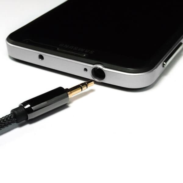 Universalkabel, AUX minijackkabel, 2m, svart
