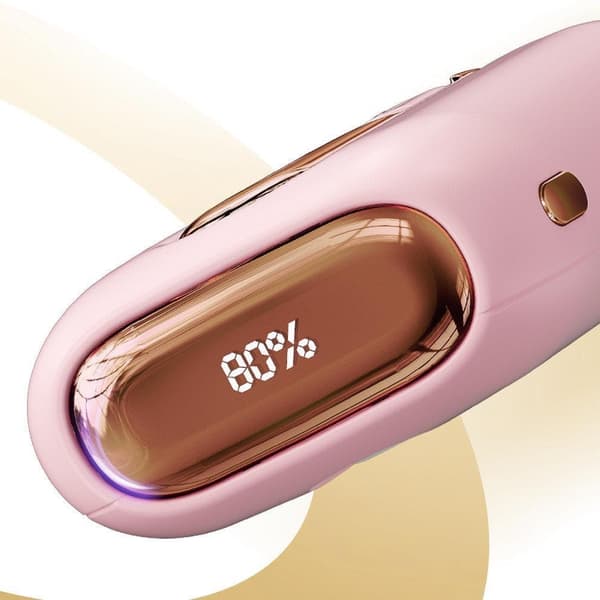 Powerbank 10000mAh Colorful Series 22,5W med USB-C og iPhone Lightning-kabler pink
