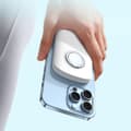 Miniatyrbillede 7 af 7: Powerbank med ring induktiv oplader med stativ op til 6000mAh 20W hvid