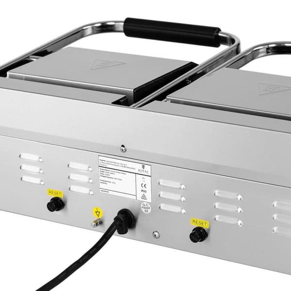 Glatt dobbel elektrisk kontaktgrill 48 x 23 cm 3600 W